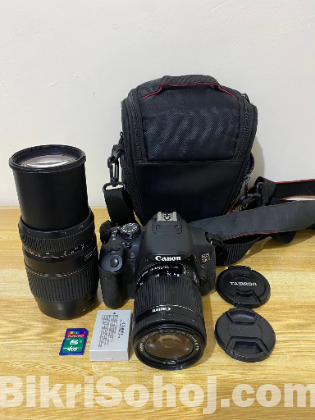 DSLR CANON 700D + 75-300MM ZOOM LENS SELL